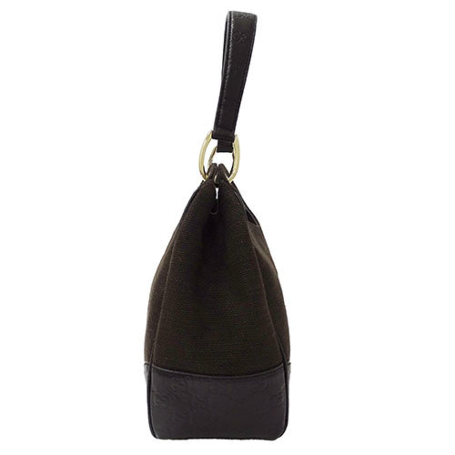 Gucci Brown Canvas Shima Line