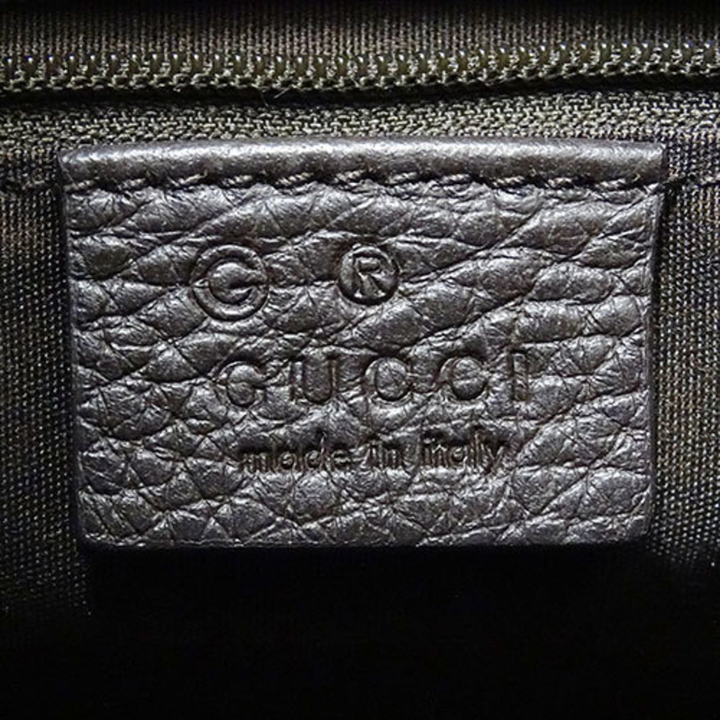 Gucci Brown Canvas Shima Line