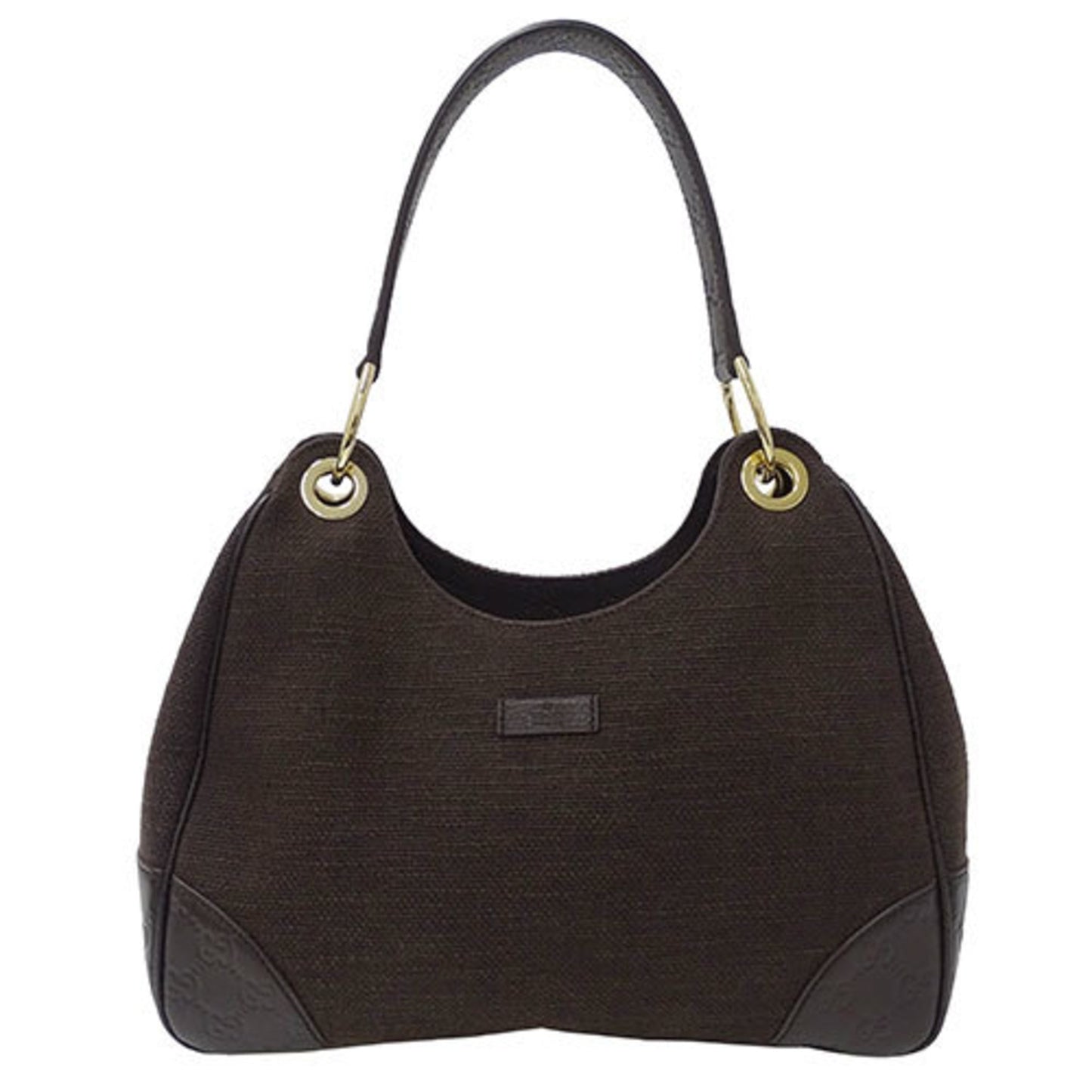 Gucci Brown Canvas Shima Line