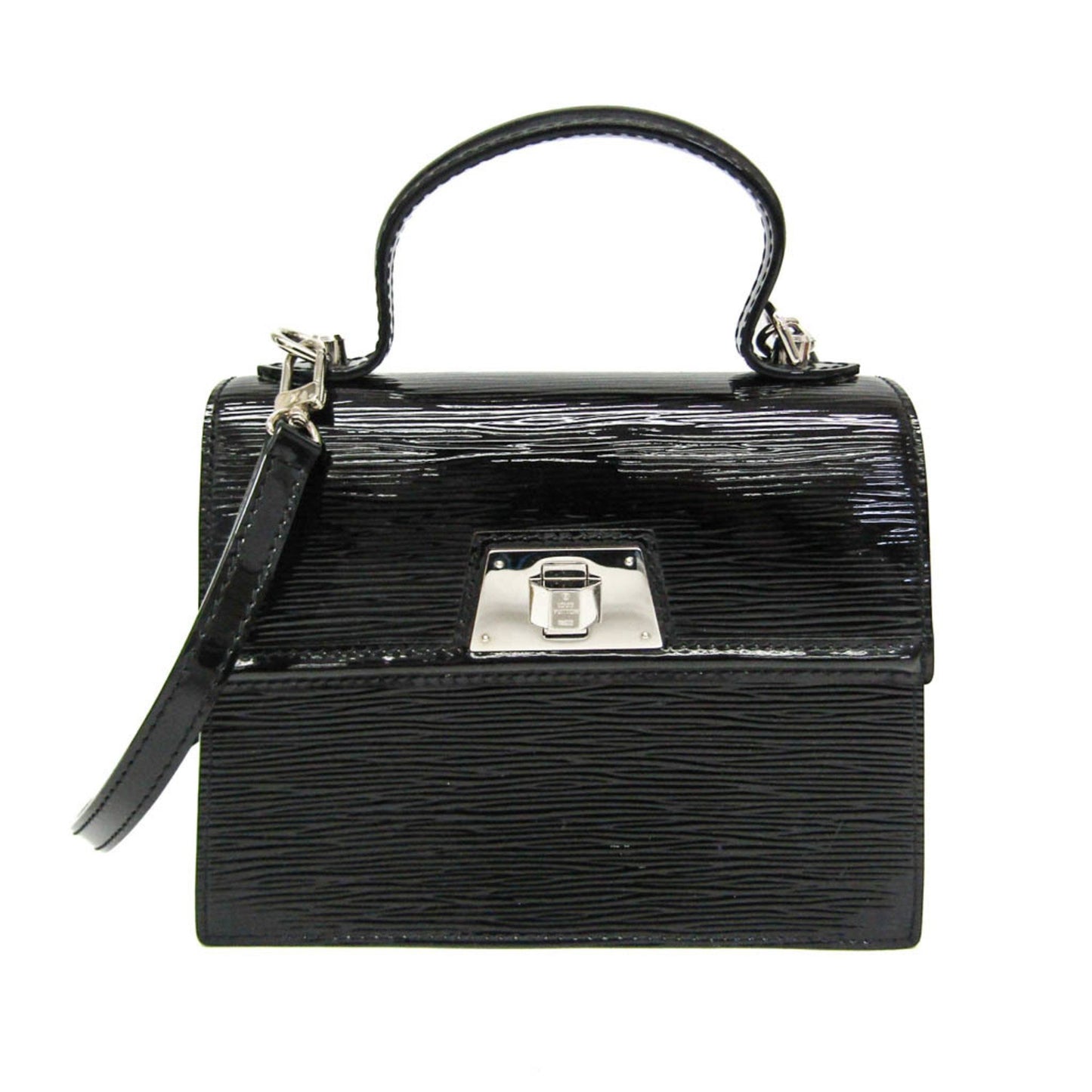 Louis Vuitton Black Leather Sevigne
