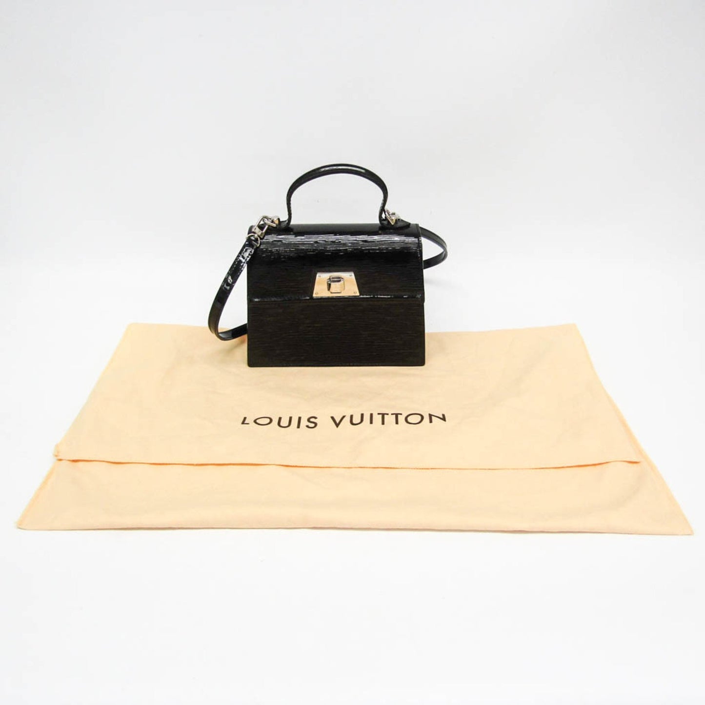 Louis Vuitton Black Leather Sevigne
