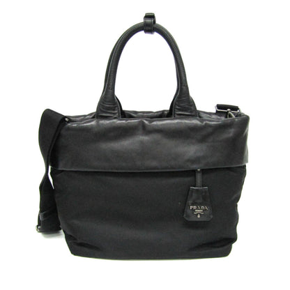 Prada Black Canvas Tessuto