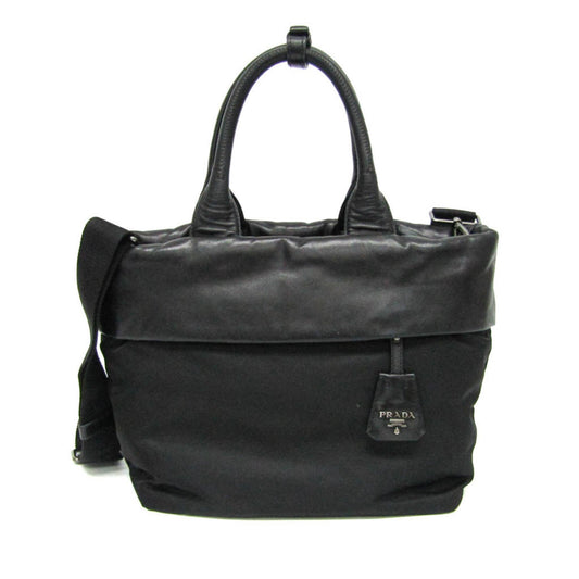 Prada Black Canvas Tessuto