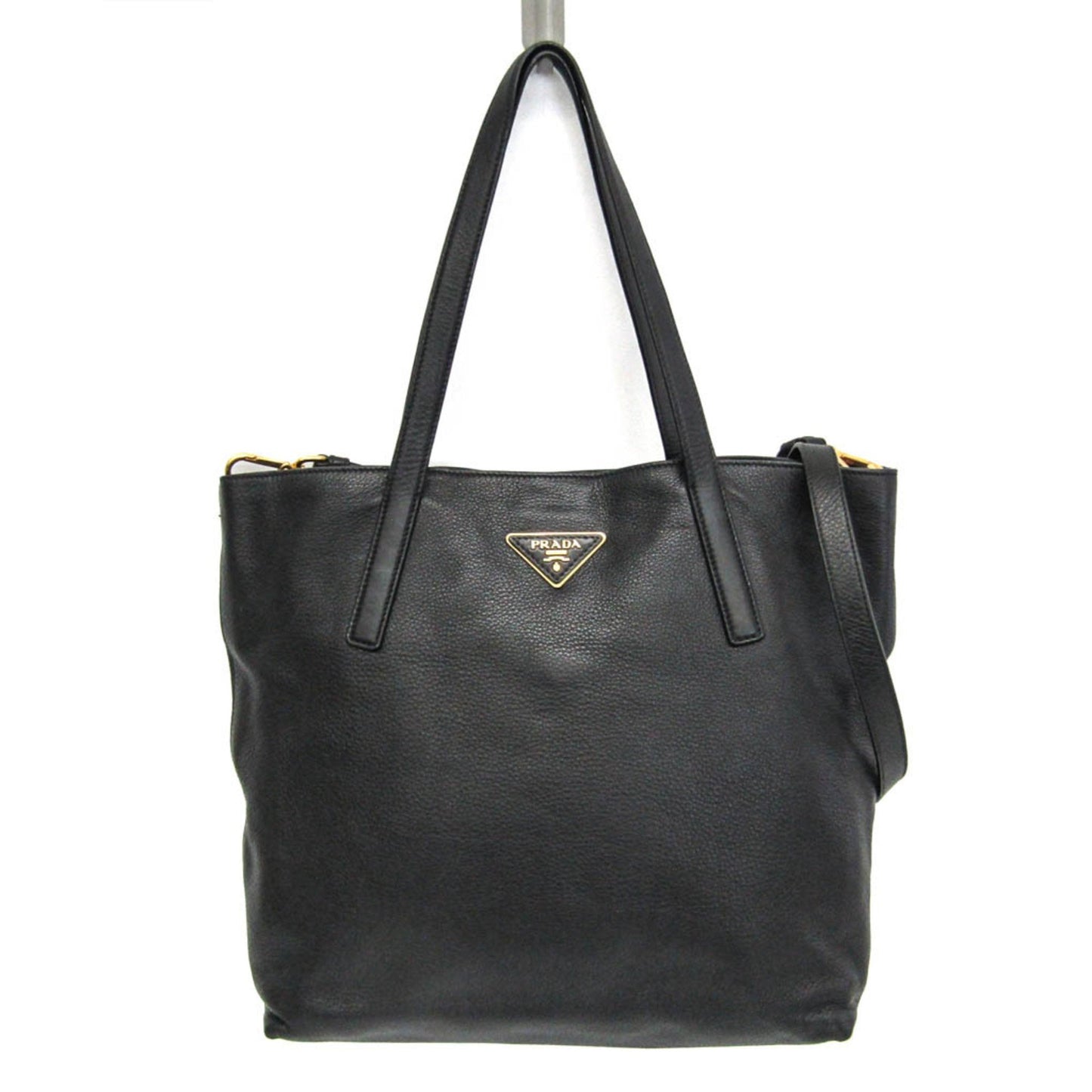 Prada Black Leather Vitello