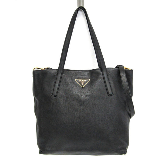 Prada Black Leather Vitello