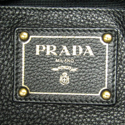 Prada Black Leather Vitello