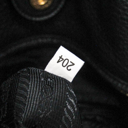 Prada Black Leather Vitello