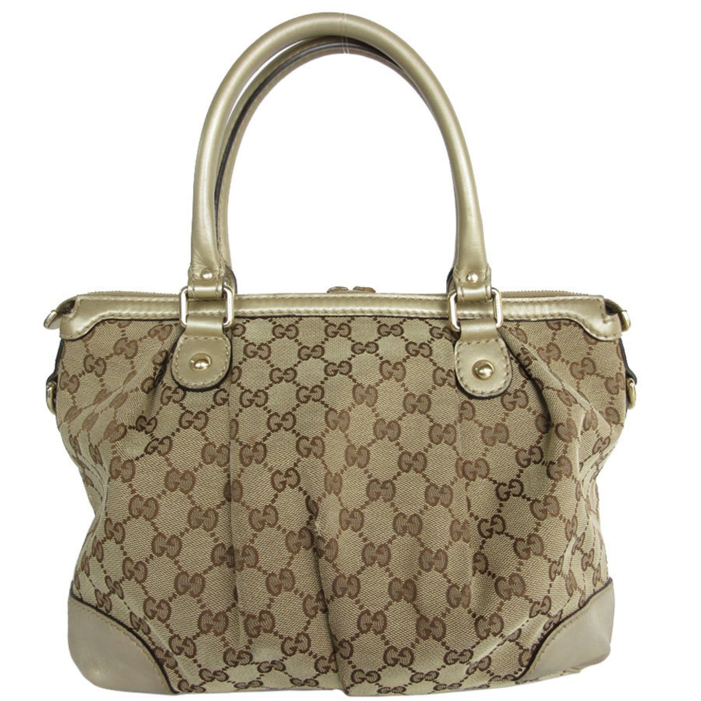 Gucci Brown Canvas Gg Canvas