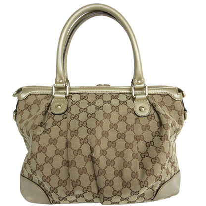 Gucci Brown Canvas Gg Canvas
