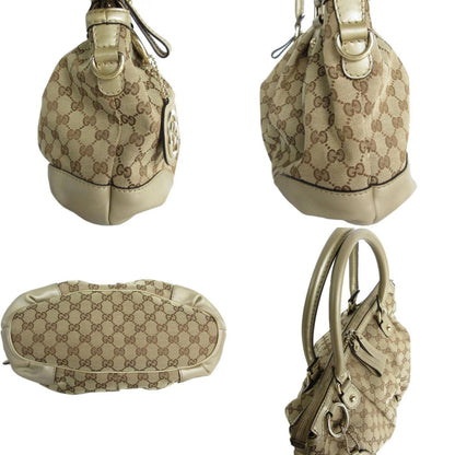 Gucci Brown Canvas Gg Canvas
