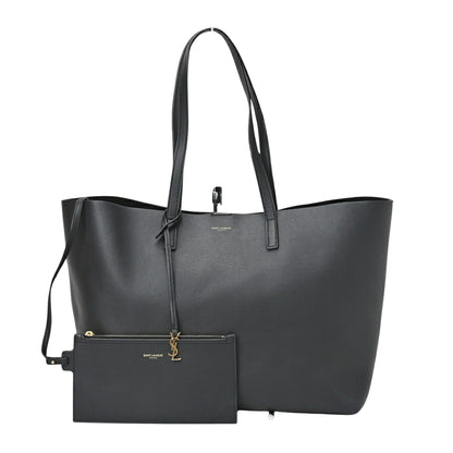 Saint Laurent Black Leather Shopping
