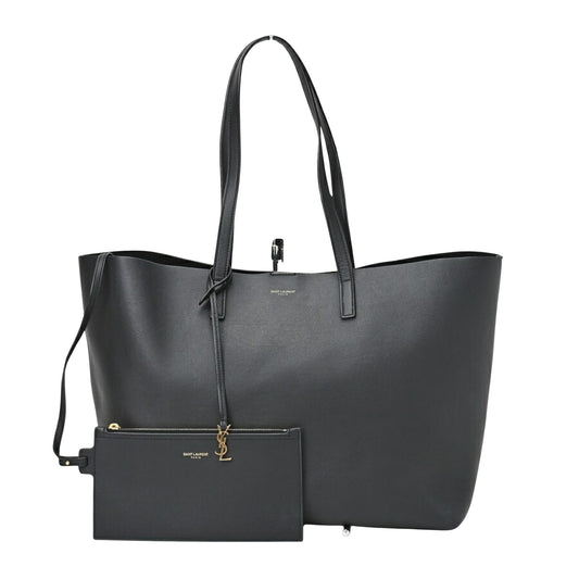 Saint Laurent Black Leather Shopping