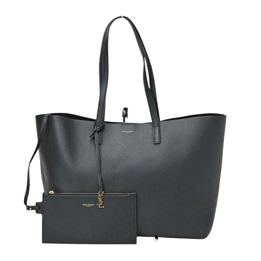 Saint Laurent Black Leather Shopping