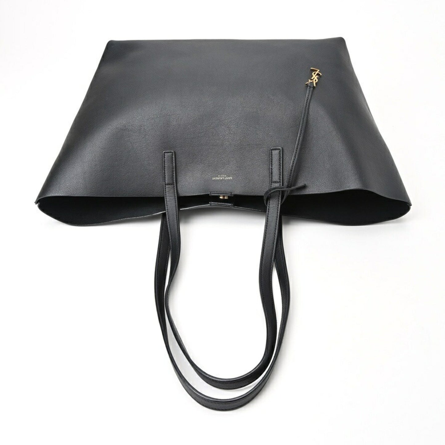 Saint Laurent Black Leather Shopping