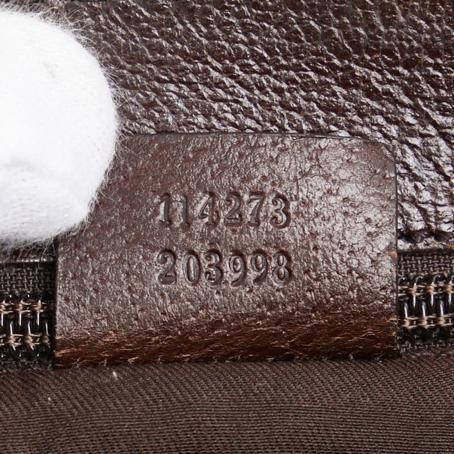 Gucci Brown Canvas Messenger