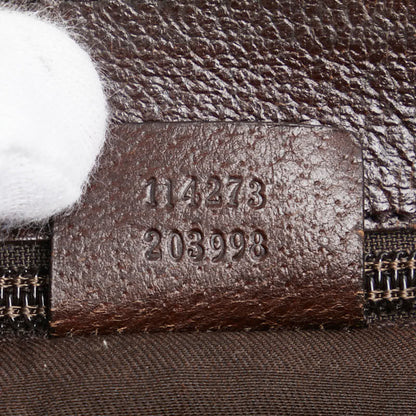 Gucci Brown Canvas Messenger
