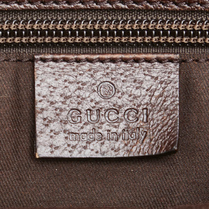 Gucci Brown Canvas Messenger