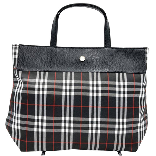 Burberry Black Canvas Nova Check