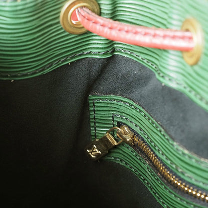 Louis Vuitton Green Leather Petit Noé