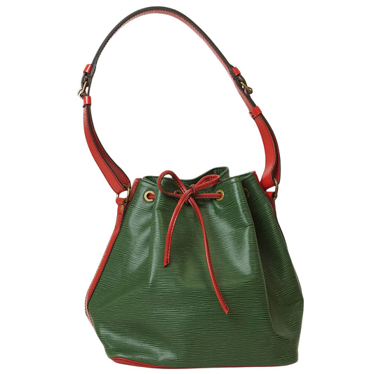 Louis Vuitton Green Leather Petit Noé