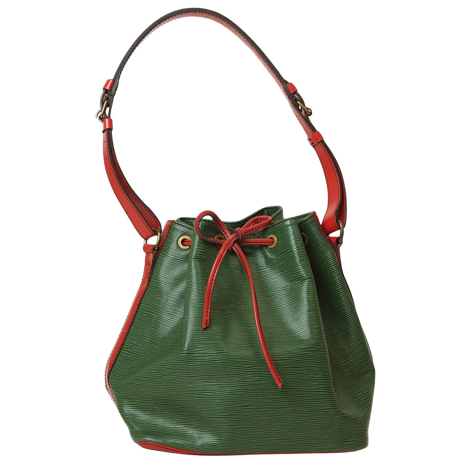 Louis Vuitton Green Leather Petit Noé