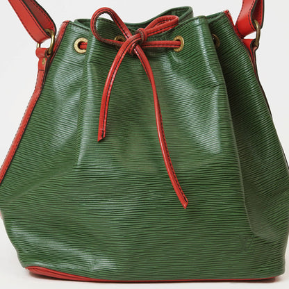 Louis Vuitton Green Leather Petit Noé