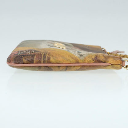 Louis Vuitton Brown Leather Pochette Plat