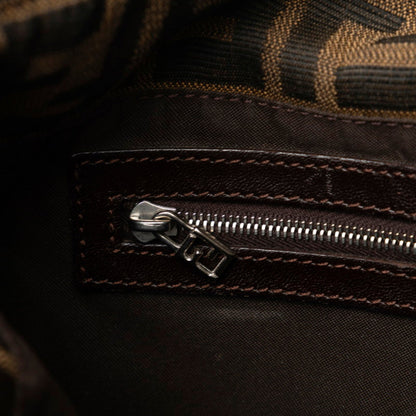 Fendi Brown Canvas Zucca