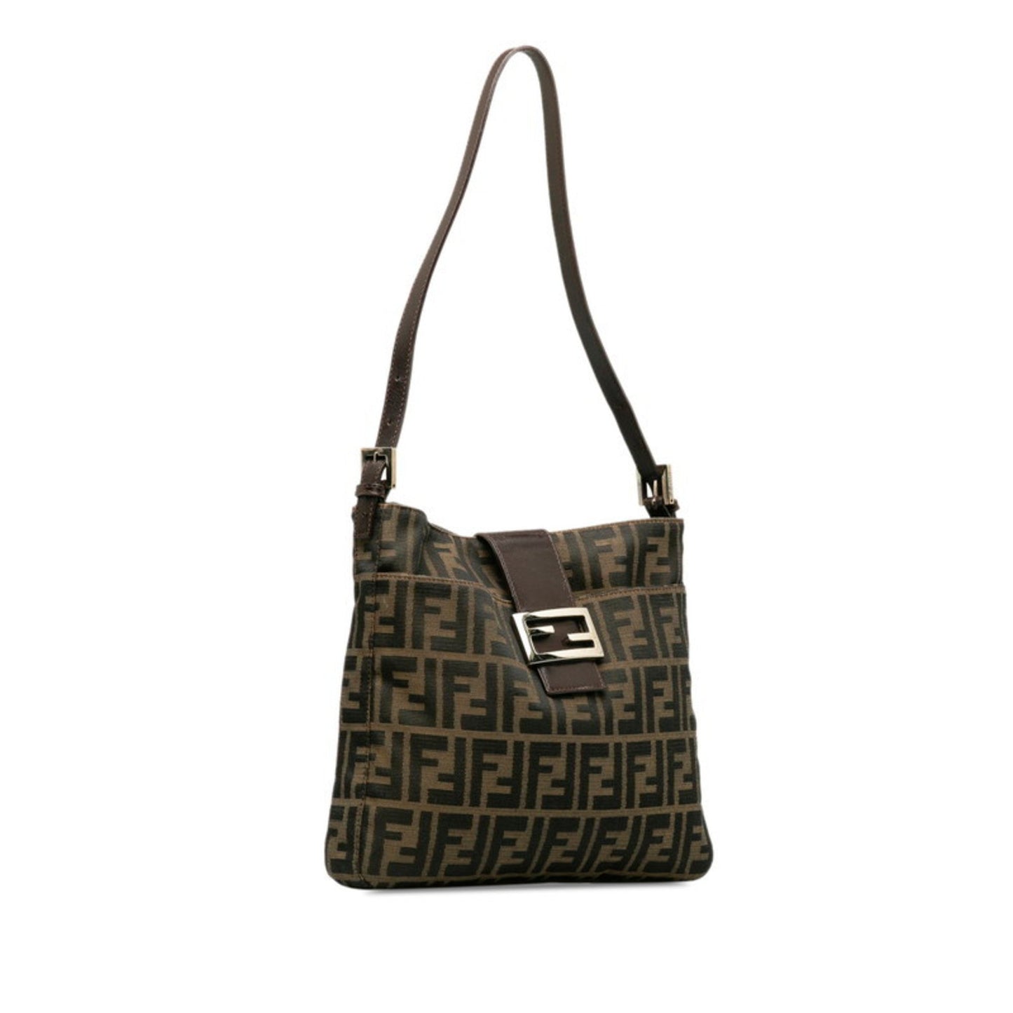 Fendi Brown Canvas Zucca