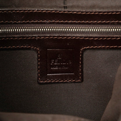 Fendi Brown Canvas Zucca