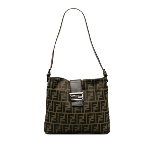 Fendi Brown Canvas Zucca