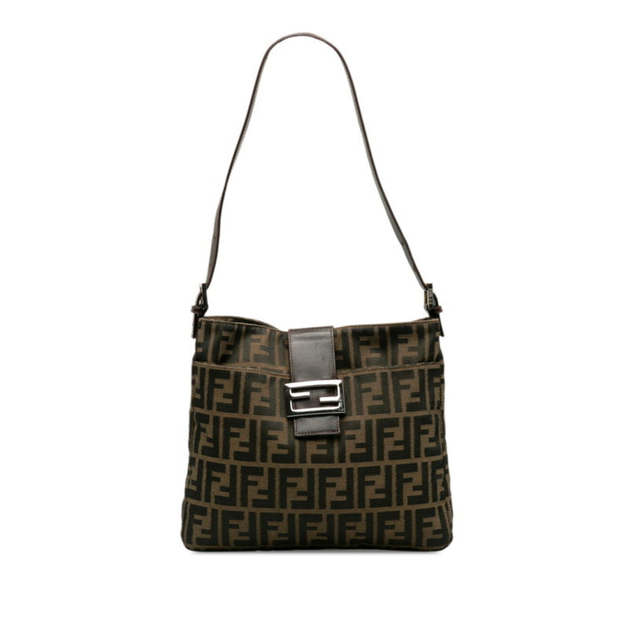 Fendi Brown Canvas Zucca