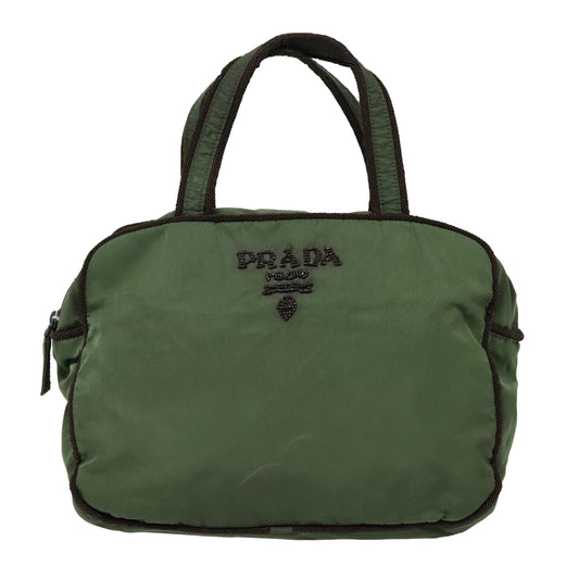 Prada Brown Synthetic Handbag