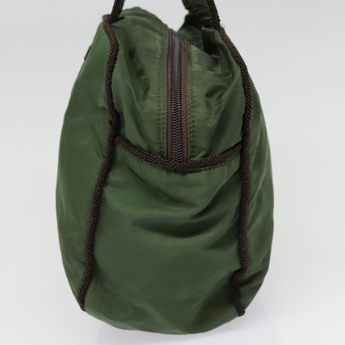 Prada Brown Synthetic Handbag