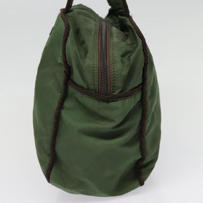 Prada Brown Synthetic Handbag