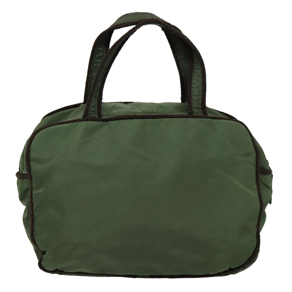 Prada Brown Synthetic Handbag
