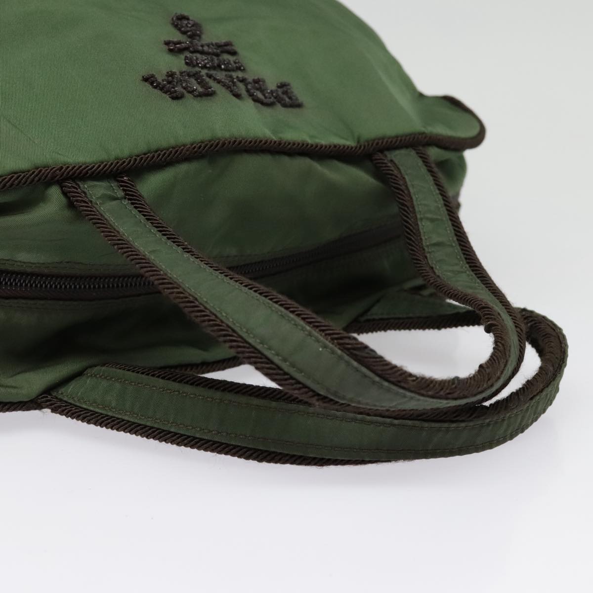 Prada Brown Synthetic Handbag