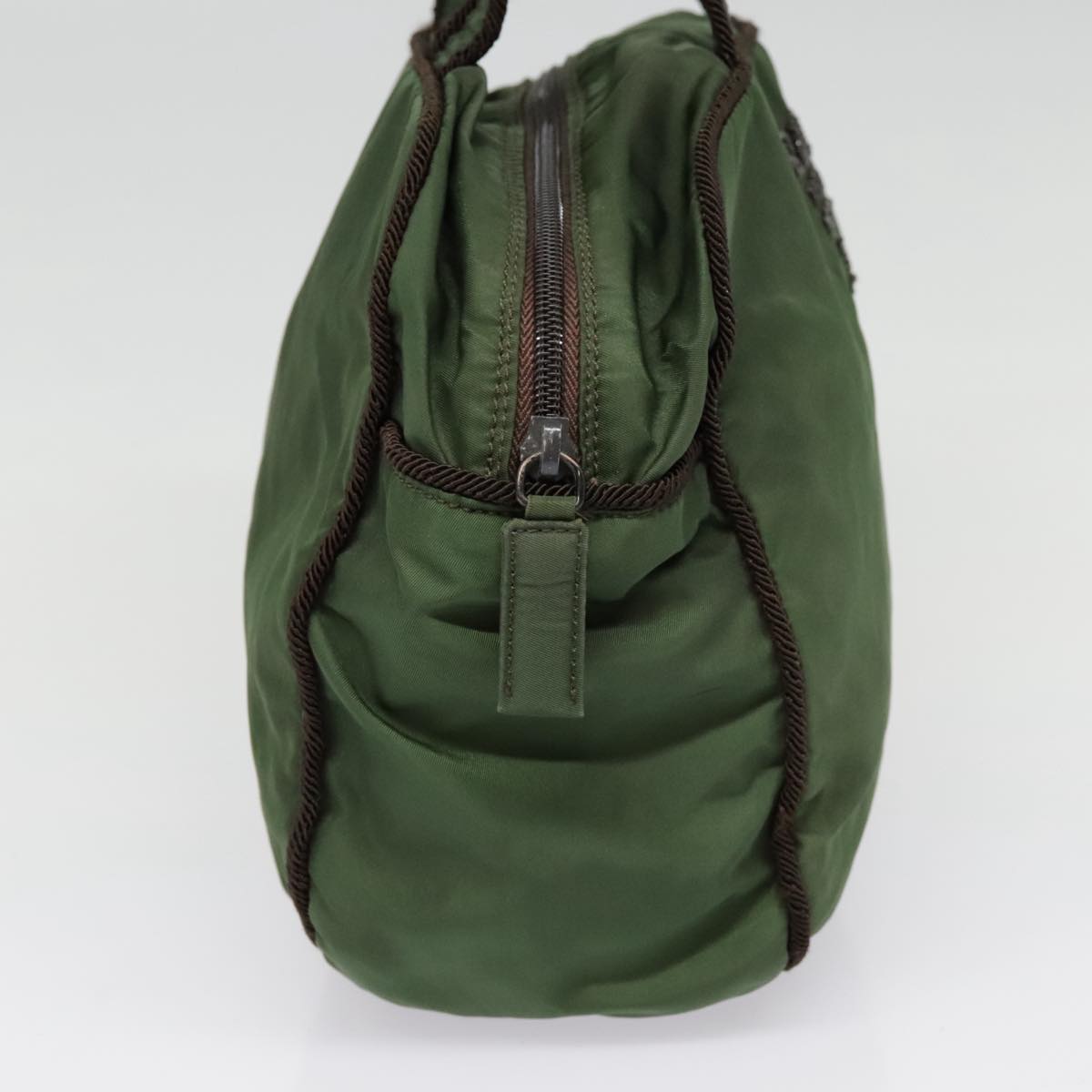 Prada Brown Synthetic Handbag