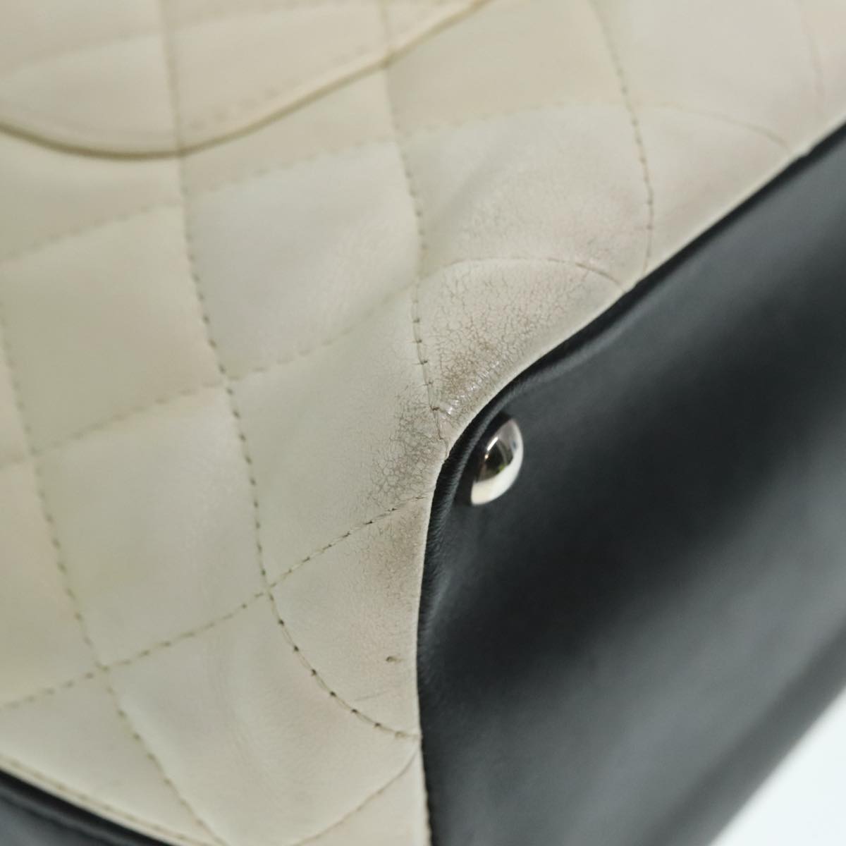 Chanel Brown Leather Cambon Line