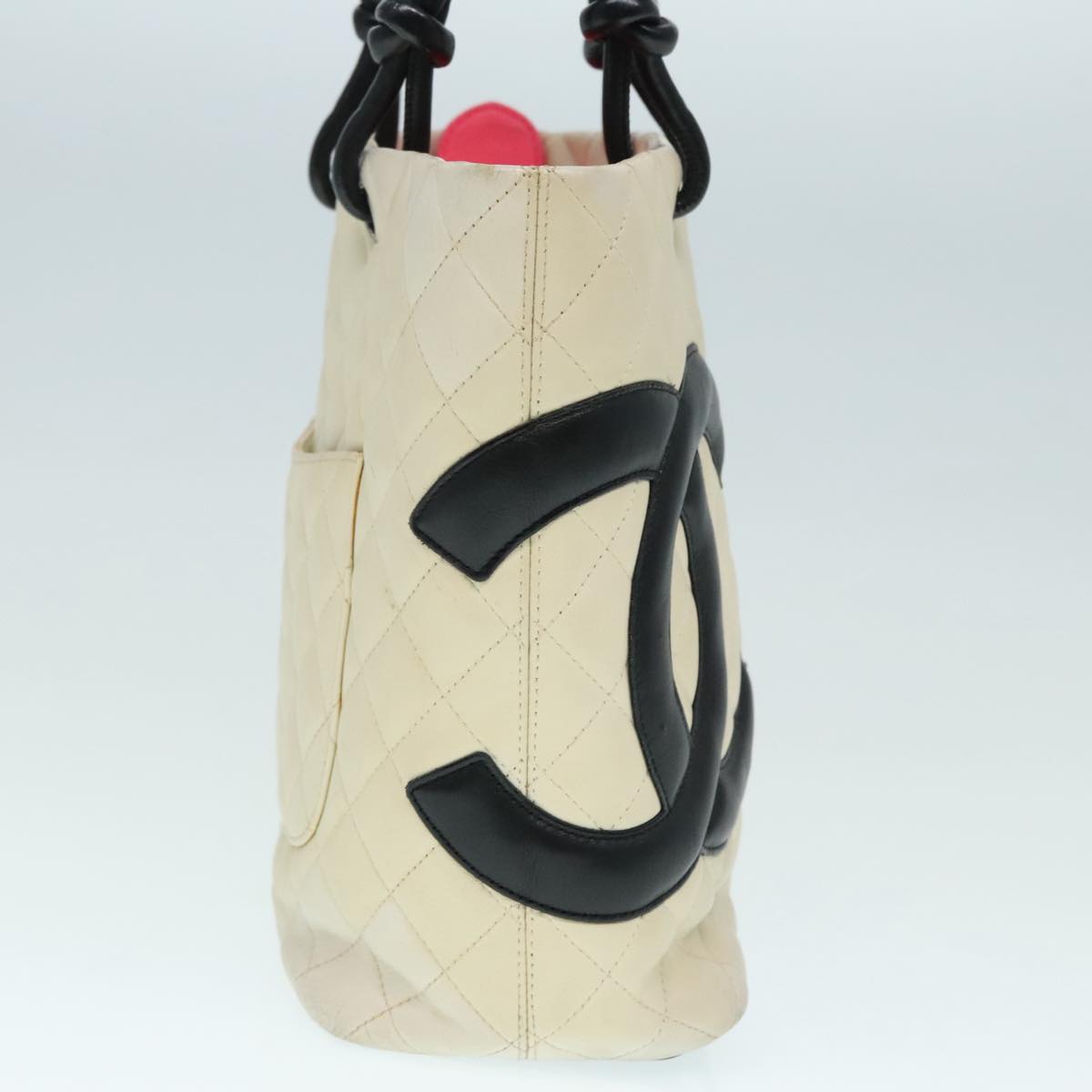 Chanel Brown Leather Cambon Line