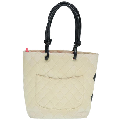Chanel Brown Leather Cambon Line