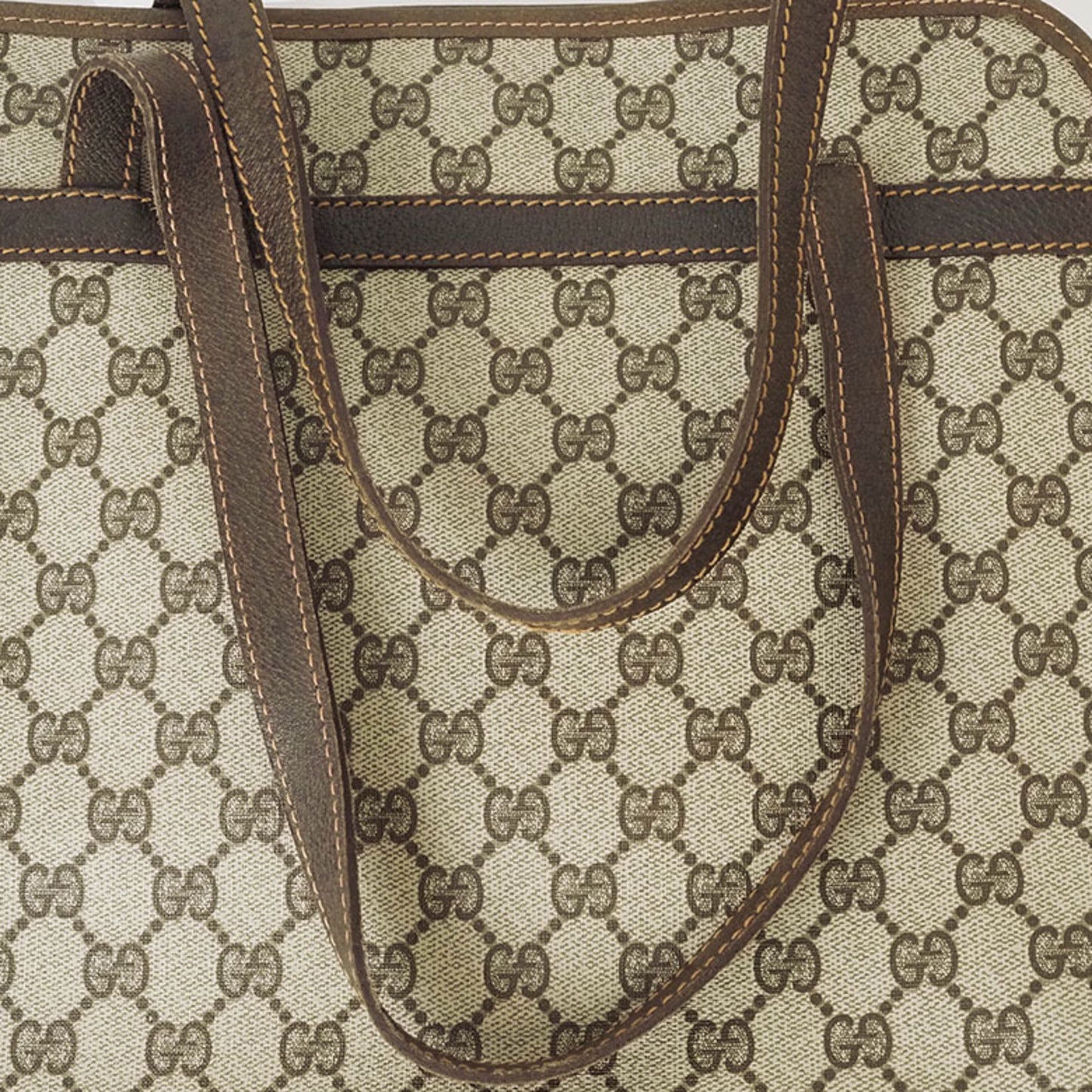 Gucci Brown Canvas Gg Supreme