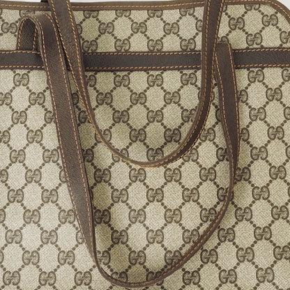 Gucci Brown Canvas Gg Supreme