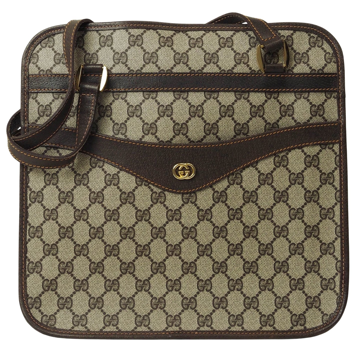 Gucci Brown Canvas Gg Supreme