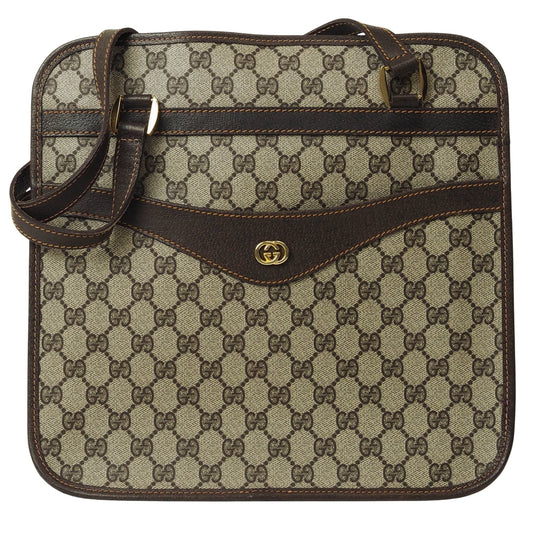 Gucci Brown Canvas Gg Supreme