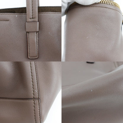 Salvatore Ferragamo Brown Leather Gancini
