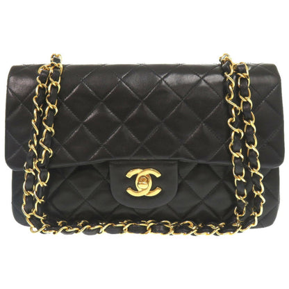 Chanel Black Leather Timeless 23