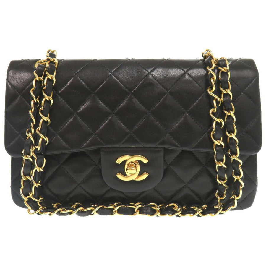 Chanel Black Leather Timeless 23