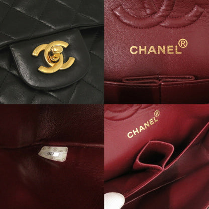 Chanel Black Leather Timeless 23