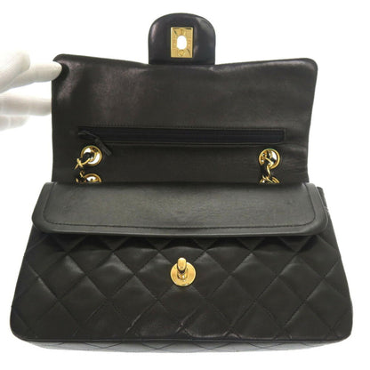 Chanel Black Leather Timeless 23